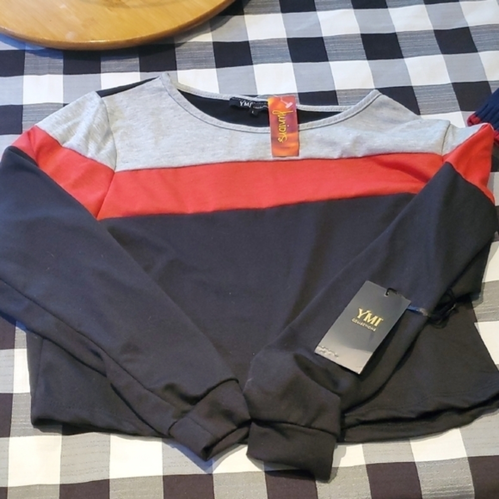 YMI Colorblock Sweatshirt